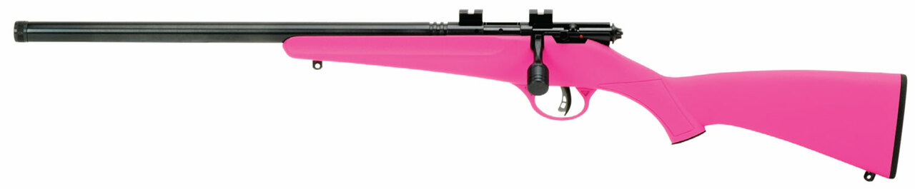 Savage Rascal FV-SR 22 LR, 16″ Barrel, Pink, Left Hand, 1rd