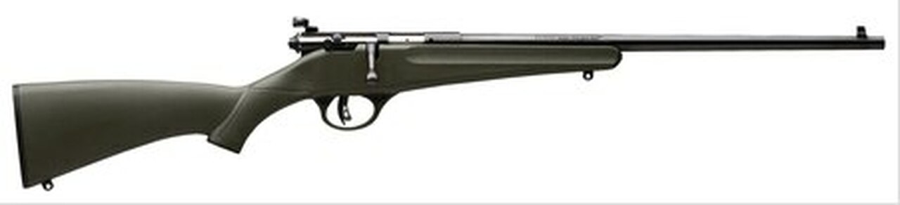 Savage Rascal Single Shot Youth .22, 16″ Barrel, Green Synthetic Stock