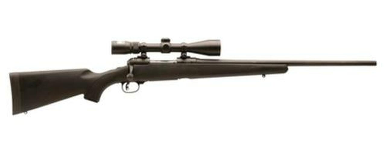 Savage Youth Trophy Hunter XP Bolt 7mm-08 Rem 20″ Nikon Scope Synthetic Stock Black