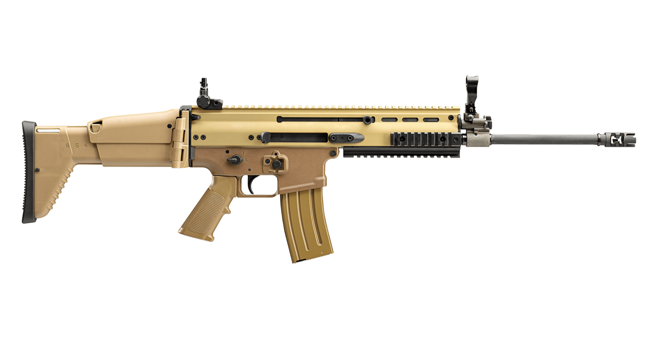 SCAR 16S NRCH 5.56 Semi-Auto Rifle with Folding Stock and FDE Finish