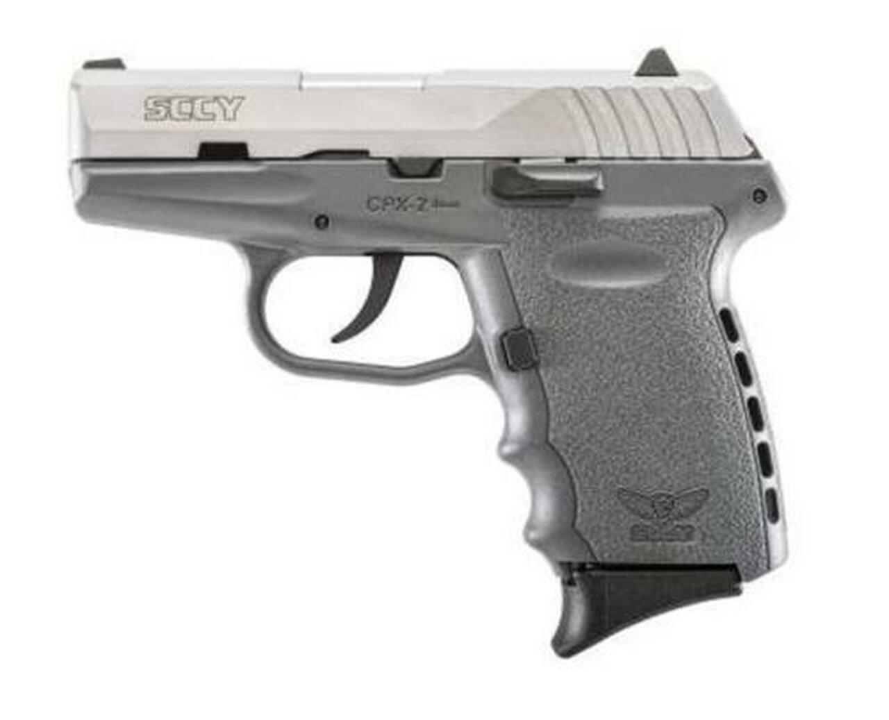 SCCY CPX-2, 9mm, 3.1″, 10rd, Gray Polymer Frame, Stainless Steel