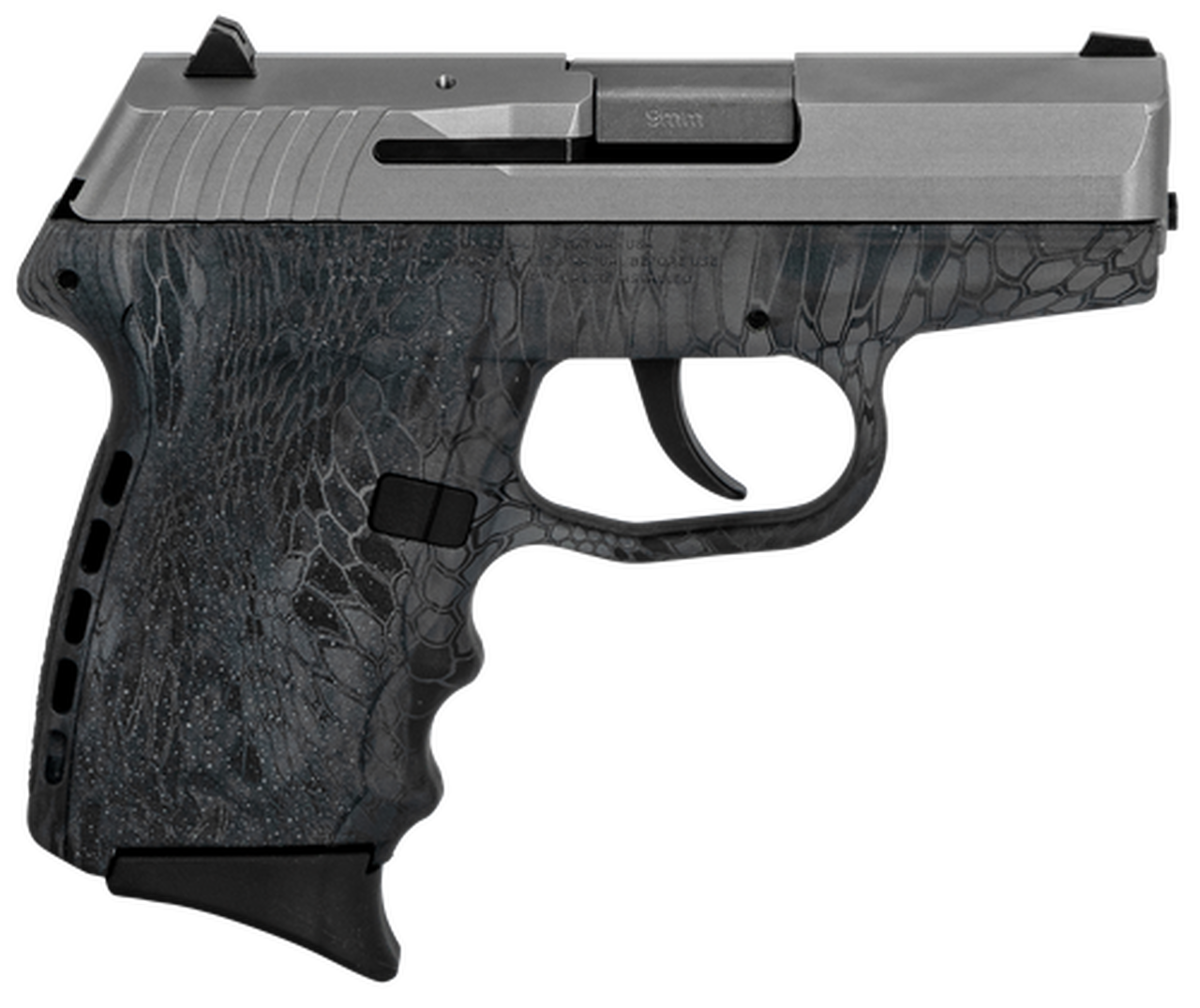 SCCY CPX-2 Carbon 9mm, 3.1″ Barrel, Kryptek Typhon Polymer Grip, Stainless Steel Slide, 10rd