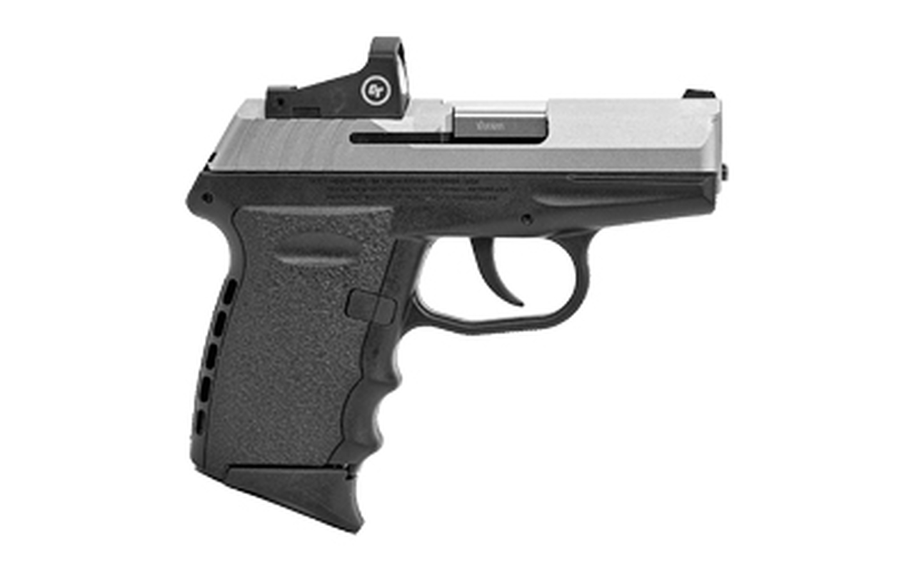 SCCY CPX-2 DAO Compact 9mm, 3.1″Barrel, Duo-Tone, Red Dot, No Manual Safety, 2x10rd