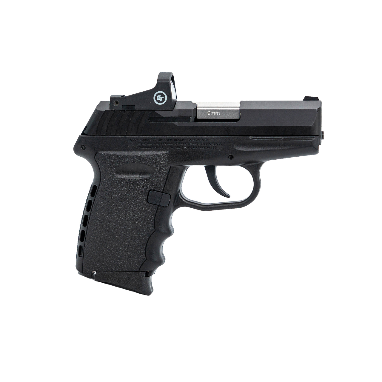 SCCY CPX-2 Red Dot 9mm 3.1″ Barrel, Black Polymer Grip/Frame Grip, 10rd, Crimson Trace Red Dot