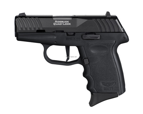 SCCY DVG-1 9mm, 3.1″ Barrel, Black Slide, Black, 10rd
