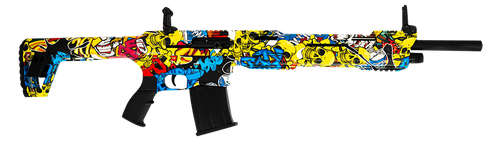 SDS TAR 12 Ga, 3″ Chamber, 18.50″ Barrel, Urban Camo, Flip-Up Sights, 3 Chokes, 5rd