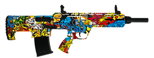 SDS TBP 12 Ga, 18.50″ Barrel, 3″ Chamber, Urban Camo, Flip-Up Sights, 3 Chokes, 5rd