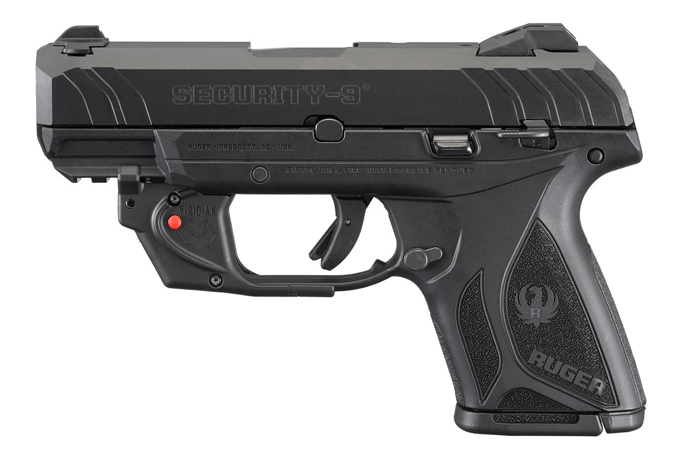 Security-9 9mm Compact Pistol with Viridian E-Series Laser