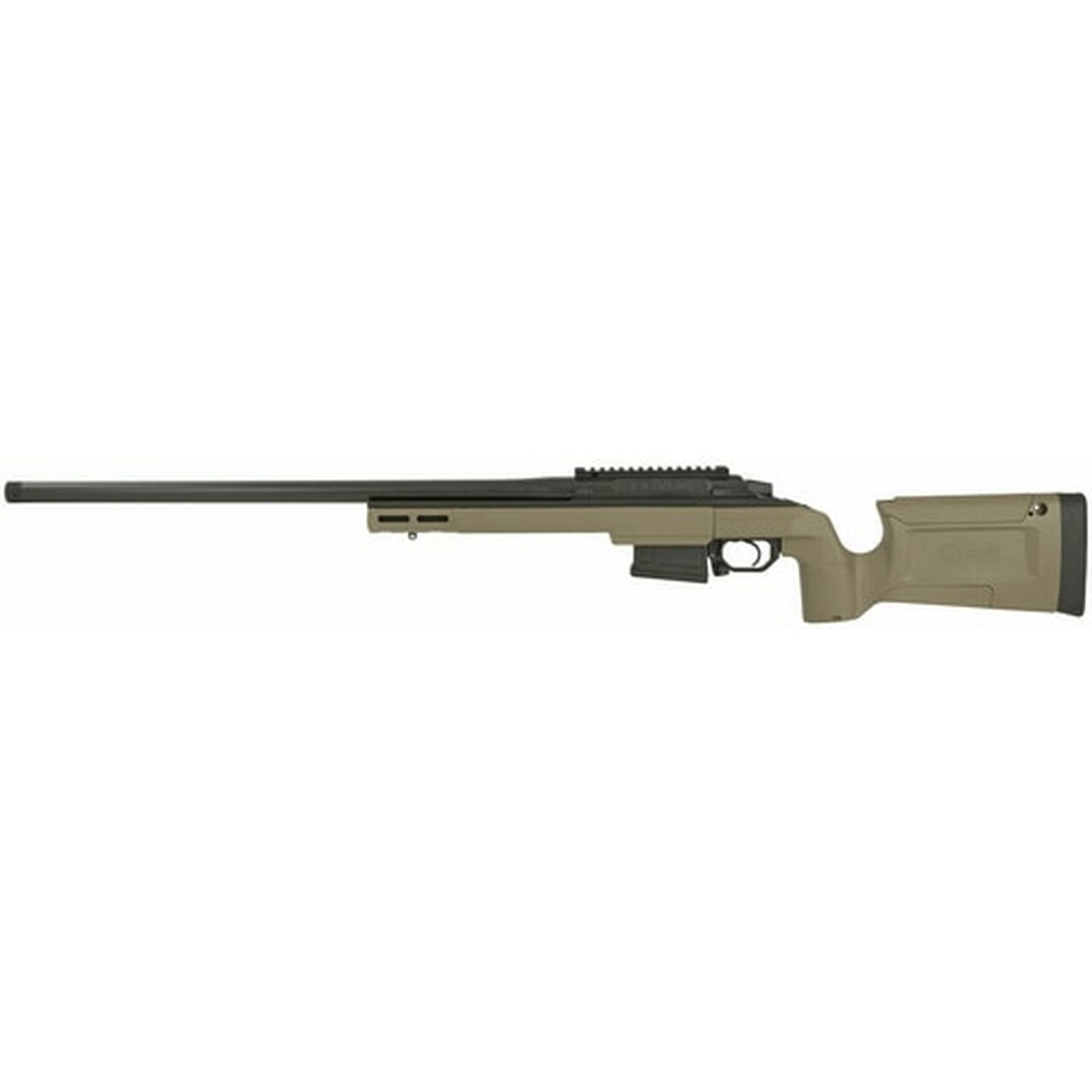 Seekins HAVAK BRAVO 6.5PRC, 24″ 5R Match Barrel, Cerakote Finish, KRG Flat Dark Earth Stock, 5Rd Detachable Mag, Timney Trigger