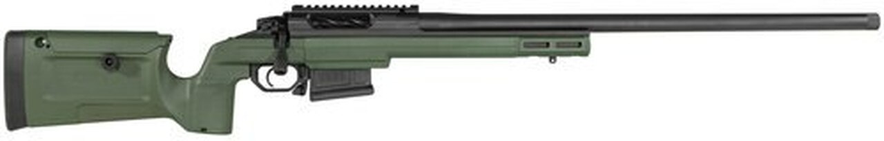 Seekins Precision Havak Bravo .308 Win, 24″ Barrel, KRG Bravo/Aluminum Chassis, Green Stock, Black, 20rd