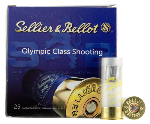 Sellier & Bellot 12 Ga, 2.75″, 1 oz, Slug, 250rd Case