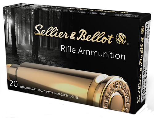 Sellier & Bellot 6.5×55 Swedish, 140gr, 2582 fps, FMJBT, 20Bx/20Cs