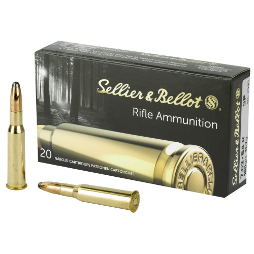 Sellier & Bellot 7.62×54 Russian, 180gr, Full Metal Jacket, 20rd Box