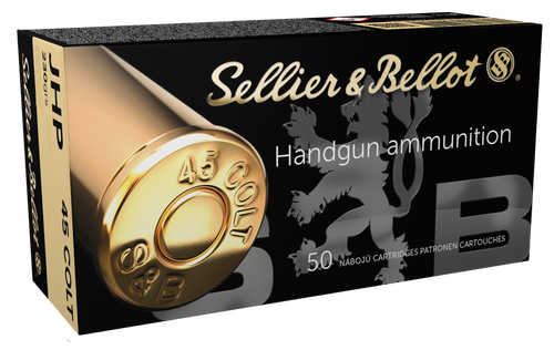 Sellier & Bellot Defense 45 Colt, 230gr, Jacketed Hollow Point, 50Bx/12Cs
