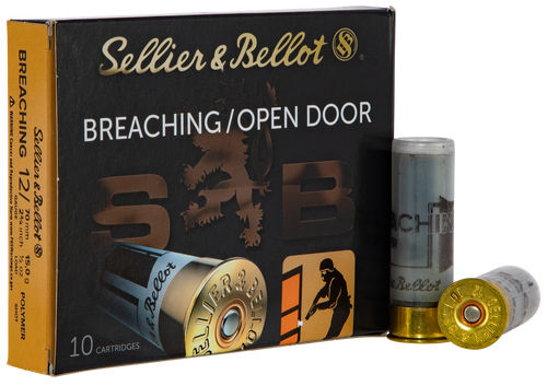 Sellier & Bellot Shotgun Breaching 12 Ga, 2.75″, 1/2 oz, 10rd Box