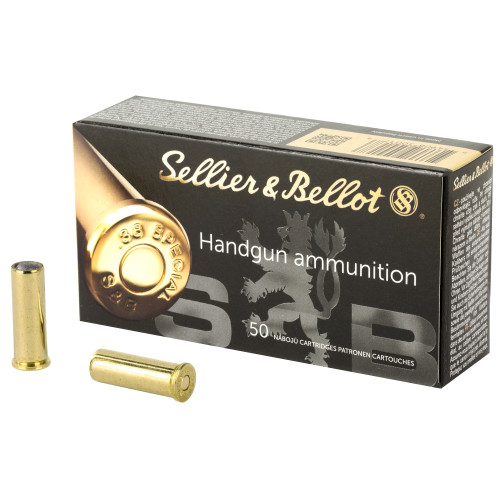 Sellier & Bellot Target 38 Special, 148gr, Wadcutter, 50rd Box