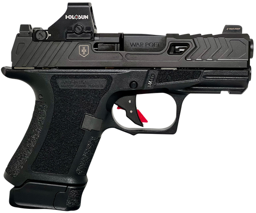 Shadow Systems CR920 War Poet 9mm, 3.4″ Barrel, Black, Includes Holosun Red Dot Sight, 10rd