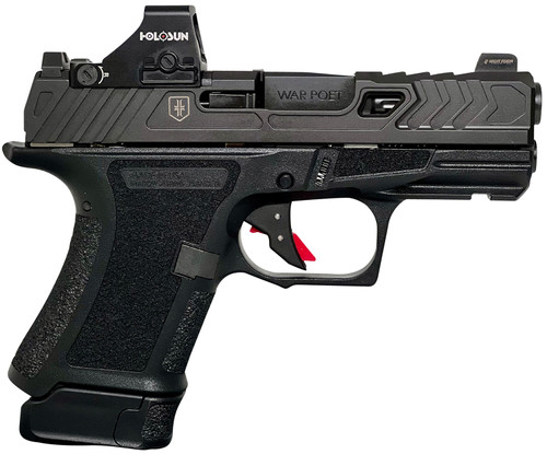 Shadow Systems CR920 War Poet 9mm, 3.4″ Barrel, Black, Includes Holosun Red Dot Sight, 13rd