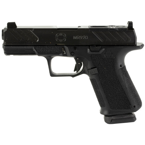 Shadow Systems MR920 9mm, 4″ Barrel, Stainless Steel Slide, Black Frame, Optics Kit, 15rd