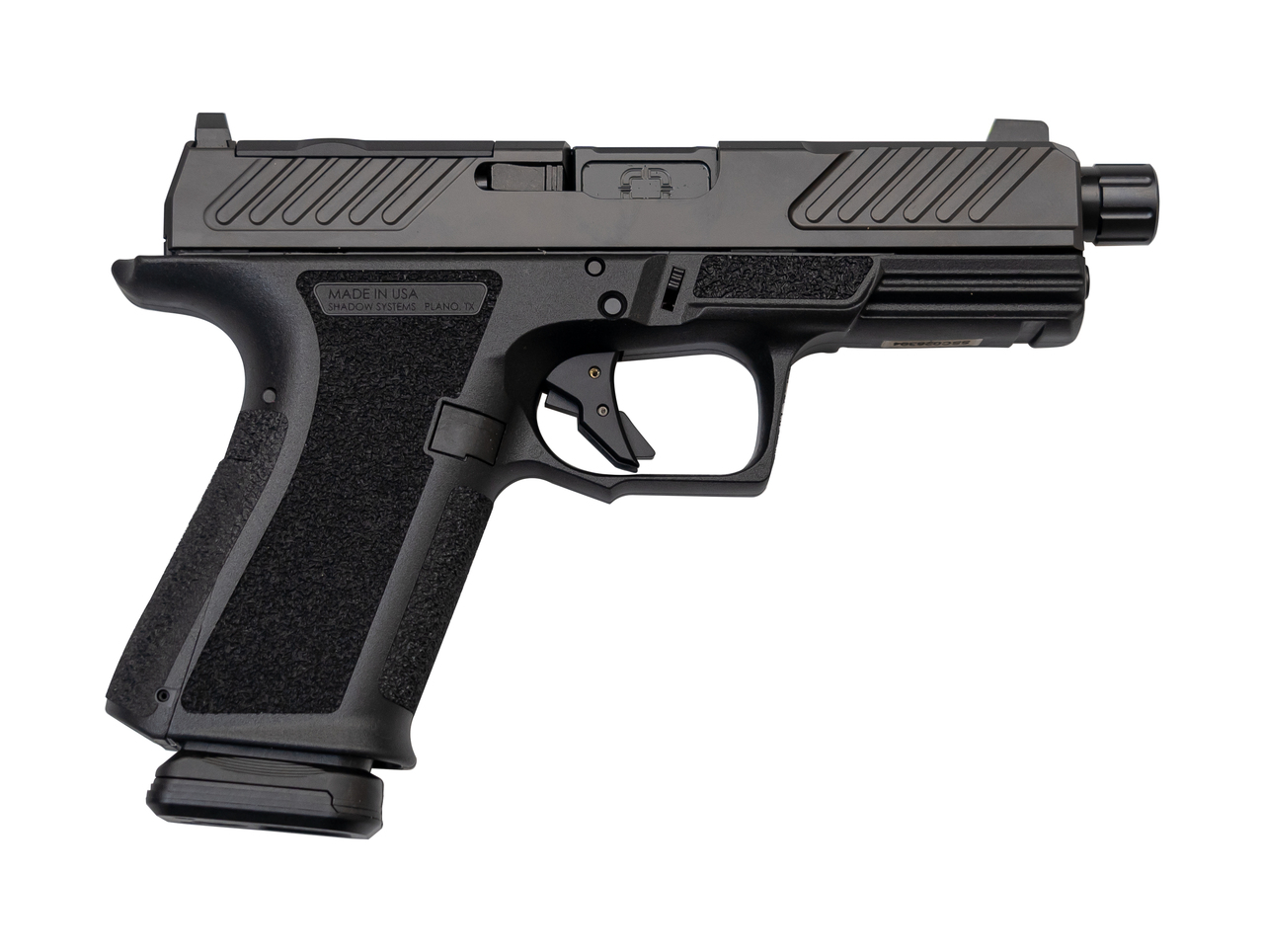 Shadow Systems MR920 Combat 9mm, 4.5″ DLC Threaded Barrel, Black, 15rd