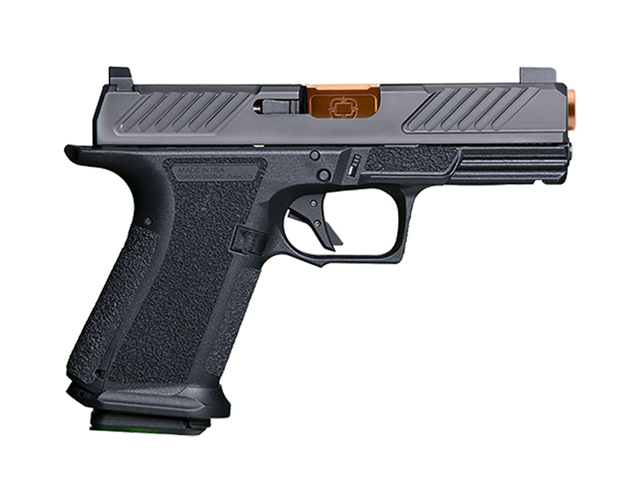 Shadow Systems MR920 Combat 9mm, 4″ TiCN Barrel, Cobalt/Black, 15rd