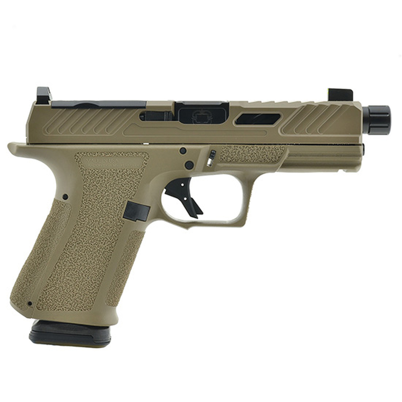 Shadow Systems MR920 Elite 9mm, 4″ DLC Threaded Barrel, Optics Ready, FDE, 15rd