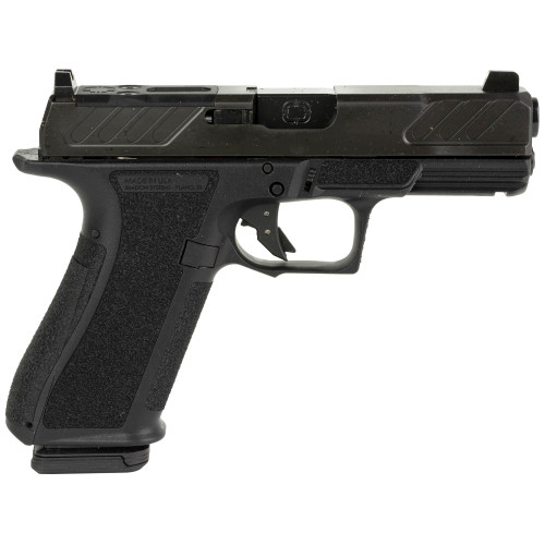 Shadow Systems XR920 9mm, 4″ Barrel, Black, Includes Backstraps and Optics Kit, 17rd