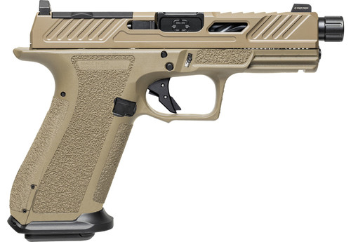 Shadow Systems XR920 Elite 9mm, 4.5″ Threaded Barrel, Flat Dark Earth, Optics Ready, 17rd