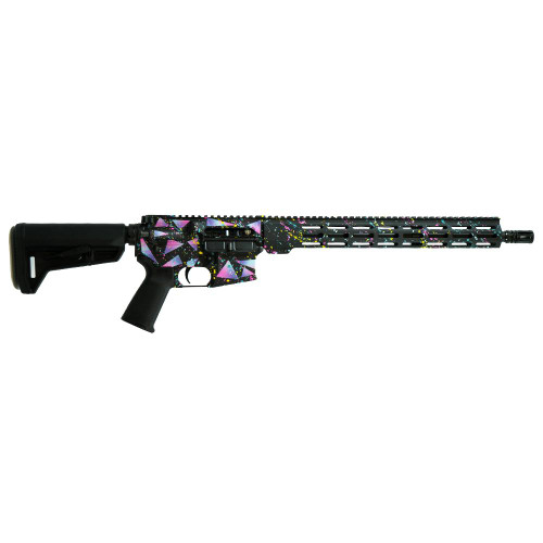 Shark Coast Tactical “Retro Miami” AR-15 5.56, 16″ Barrel, 30rd