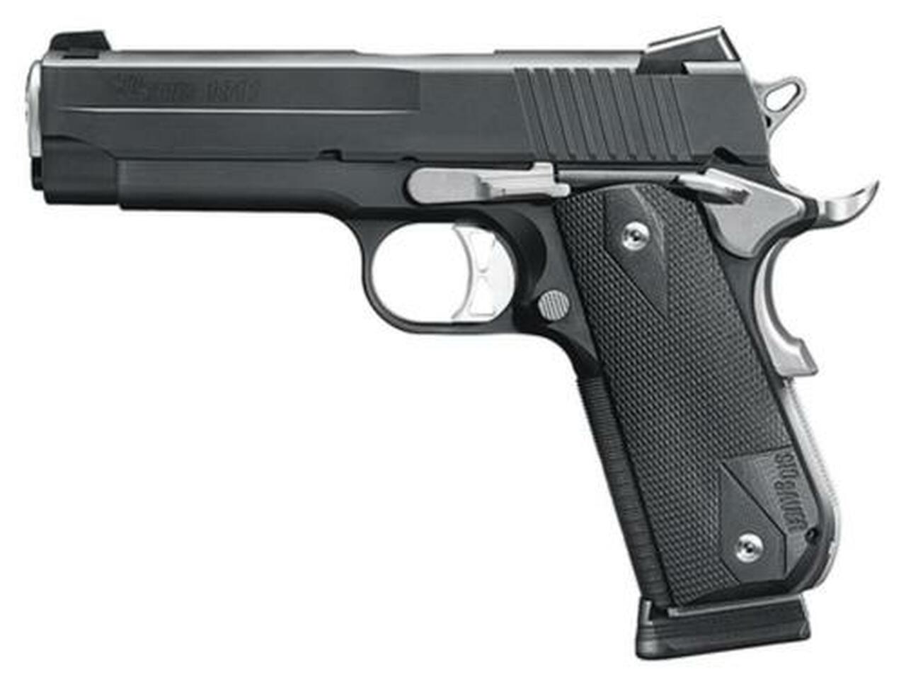 Sig 1911 Fastback Nightmare Carry Single 45 ACP, 4.2″, Black Nitron Stainless, 8rd, *MA Compliant*