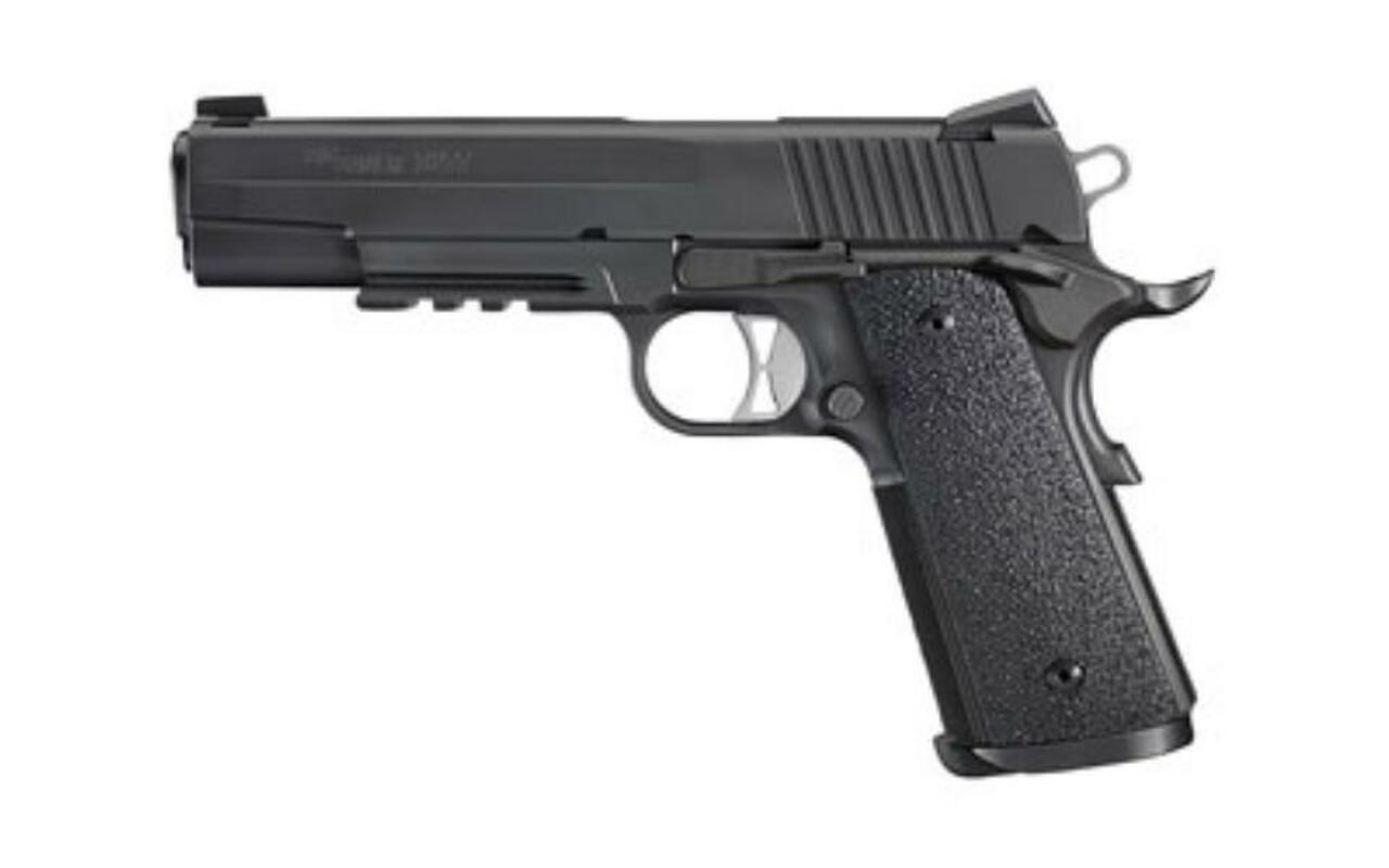 Sig 1911 TacOps 10MM, 5″ Barrel, Ergo Grips Night Sights 4 8rd Magazines