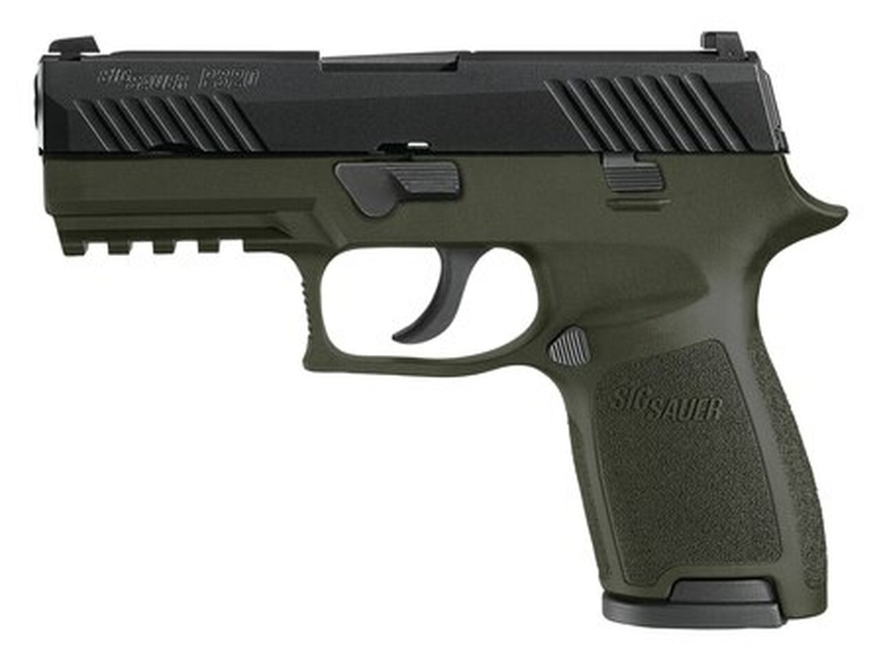 Sig 320C-40-TSS OD Green Frame 40 S&W Siglite Night Sights 13rd Mags