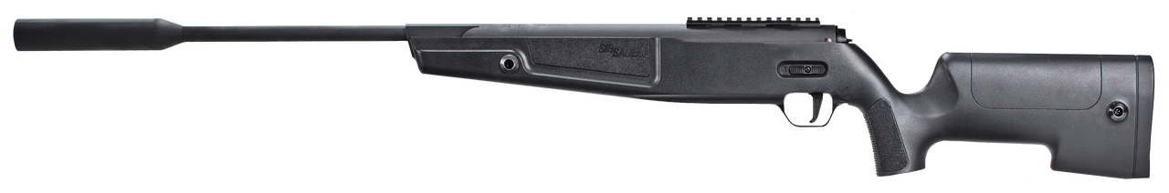 Sig Airguns ASP20 .22 Pellet Air Rifle with Suppressor Break Open 13.80″ Black Stock