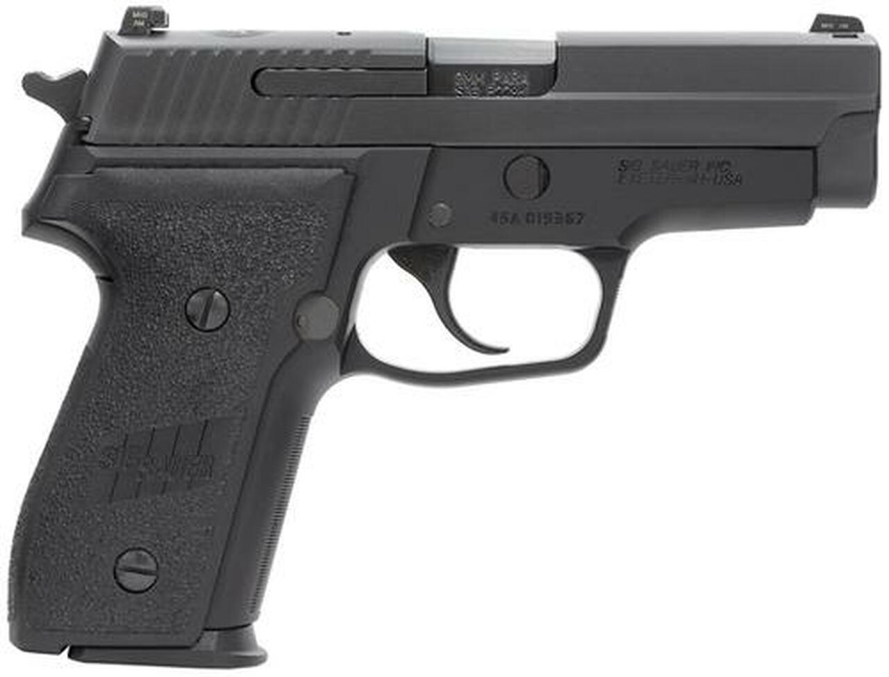 Sig M11-A1 9MM 3.9In Black Da/Sa Siglite Polymer Grip (3) 15Rd Steel MAG Engraved SRT