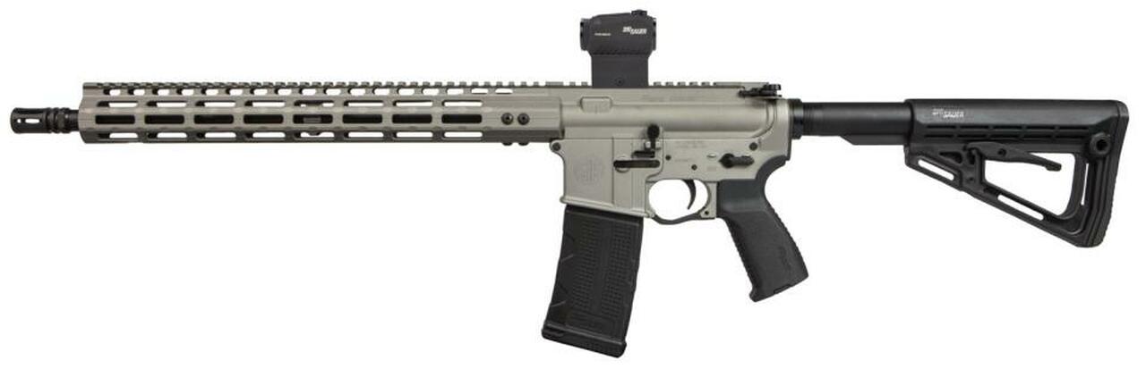 Sig M400 Elite Ti AR-15 W/Red Dot 223/5.56 16″ Barrel Thordsen Black Stock 30rd Mag