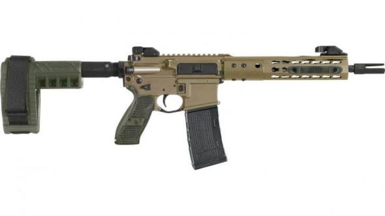 SIG M400 Scorpion PSB, .223/5.56, 11.5″, KeyMod, FDE Cerakote