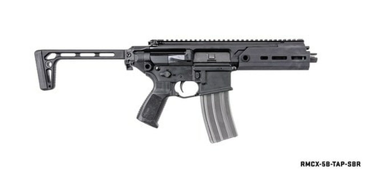 Sig MCX Rattler SBR 5.56/.223, 5.5″ Barrel, 30rd, PDW Stock, Black, All NFA Rules Apply