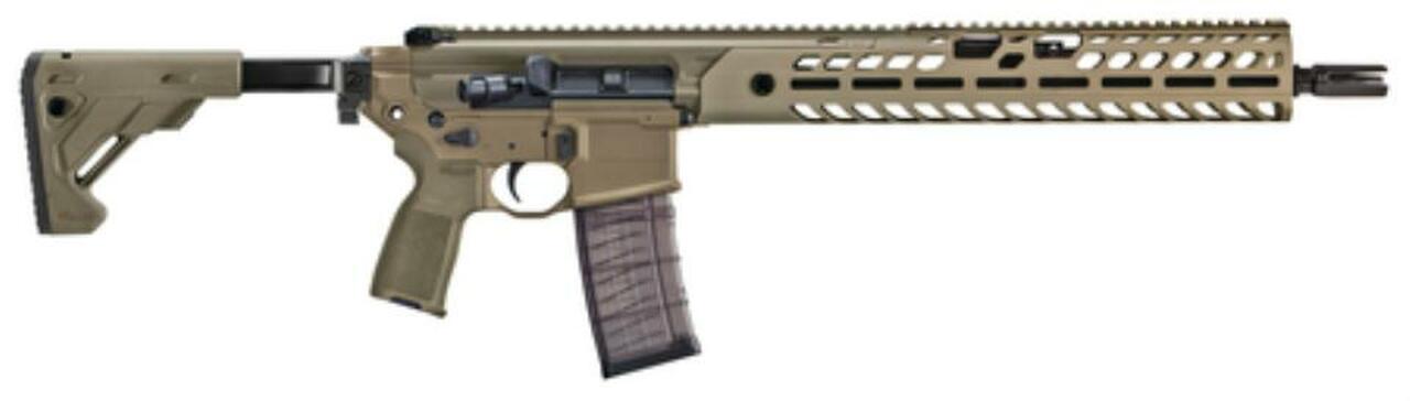 Sig MCX Virtus Patrol 5.56mm 16″ Barrel M-LOK Handguard Folding Stock Flat Dark Earth 30rd Mag
