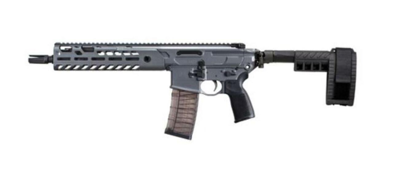 Sig MCX Virtus Pistol 5.56/223 11.5″ Barrel M-LOK Col. Stabilizing Brace Gray Finish 30rd Mag