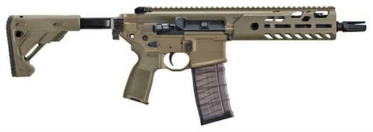 Sig MCX Virtus SBR 300 Blackout, 9″, Flat Dark Earth, Tele Fold Stock, Alum M-LOK Handguard, 1x30rd Mag