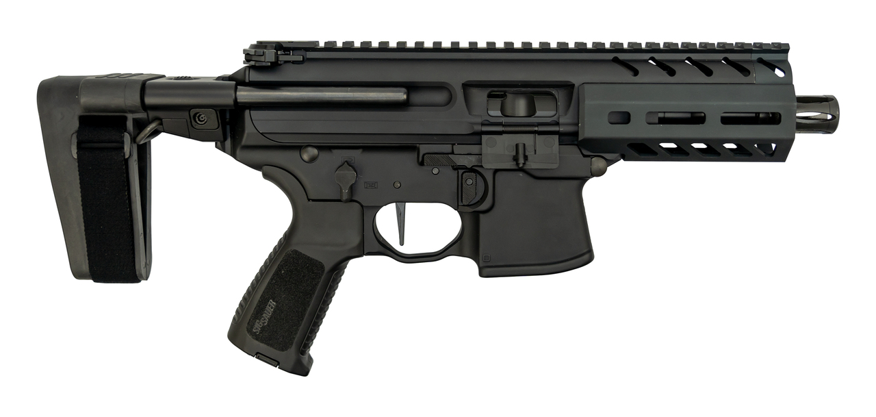 Sig MPX Pistol Used 9mm, 4.5″ Barrel, Sig Brace, M-LOK, Black, 30rd