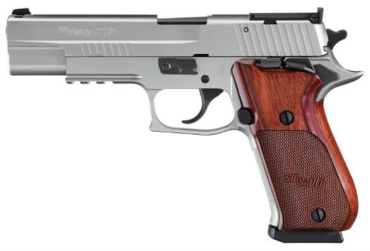 Sig P220 SS Elite 10mm 5″ Barrel Rosewood Grips 8rd Mags