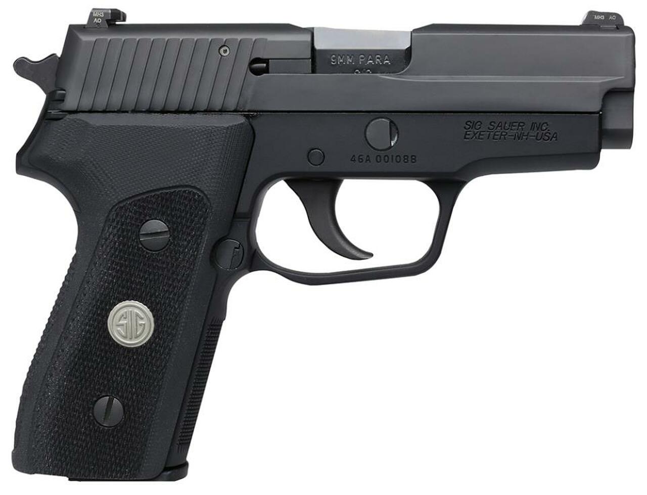 SIG P225 A1 9mm, 3.6″, Nitron, SA/DA, CS Black, G10 Grip Black, 2x8rd Mags