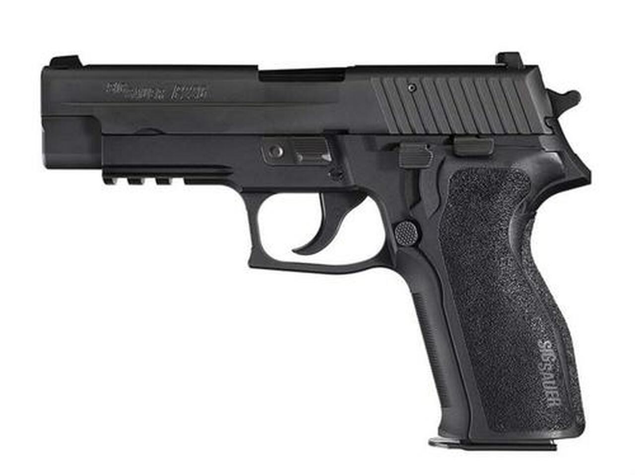 Sig P226 40 S&W 4.4In Nitron Black Da/Sa Siglite E2 Grip (2) 10Rd Steel MAG CA Compliant