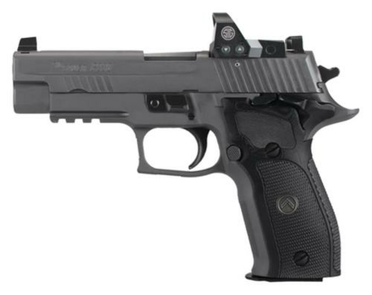 Sig P226 Full Size Legion RX Red Dot9mm, 4.4″, Black G10 Grip, Gray PVD 10rd Mag