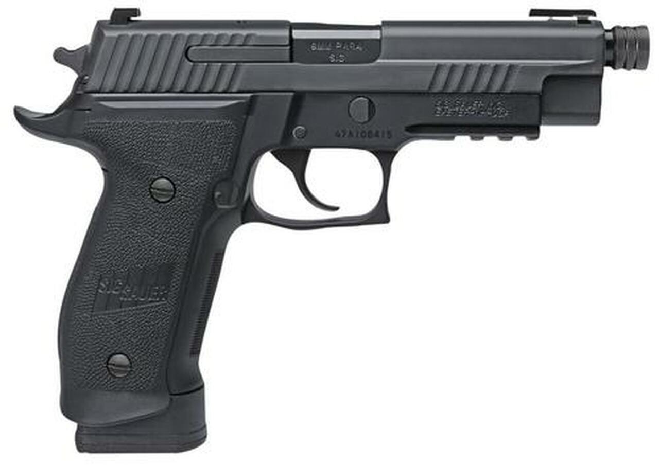 Sig P226 Tacops SA/DA 9mm, 4.4″ Threaded Barrel, 10rd, Black