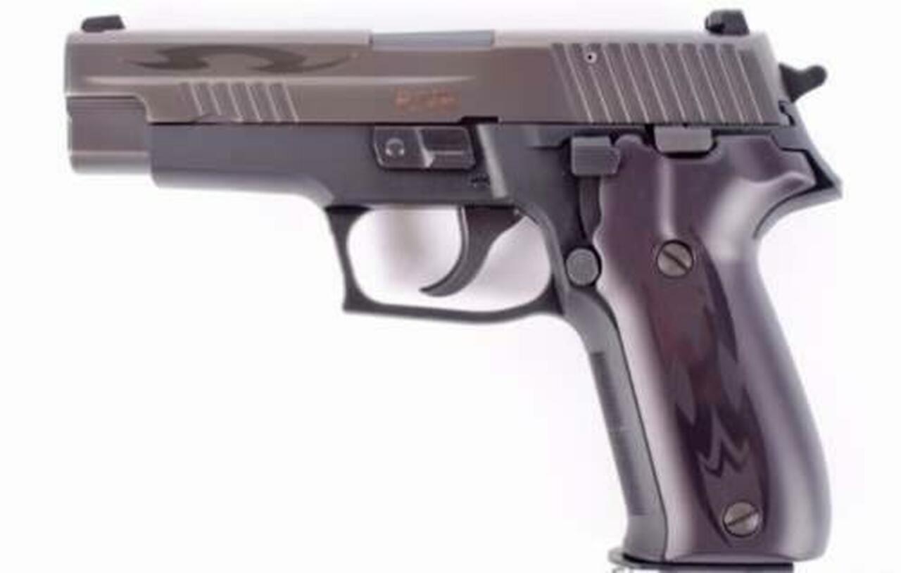Sig P226 Tribal 9mm, Nitron Finish, SigLite Night Sights, 15rd