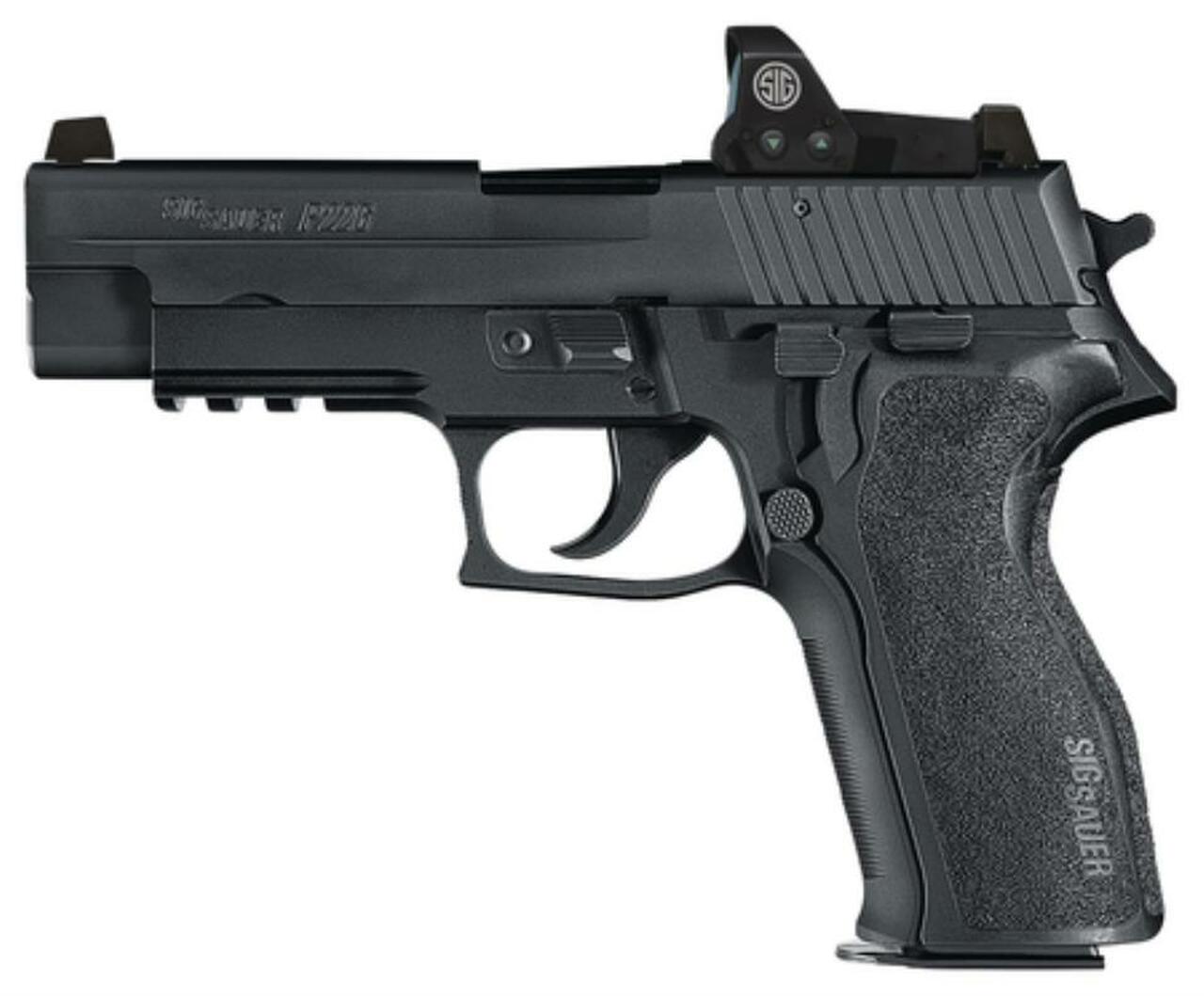 Sig P226R, Romeo Package 9mm 4.4″ Barrel Night Sight 10rd Mag