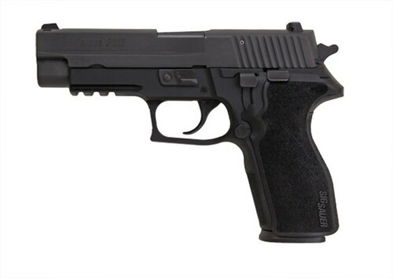 Sig P227 45 ACP 4.4In Nitron Black Da/Sa Siglite E2 Grip (2) 10Rd Steel MAG