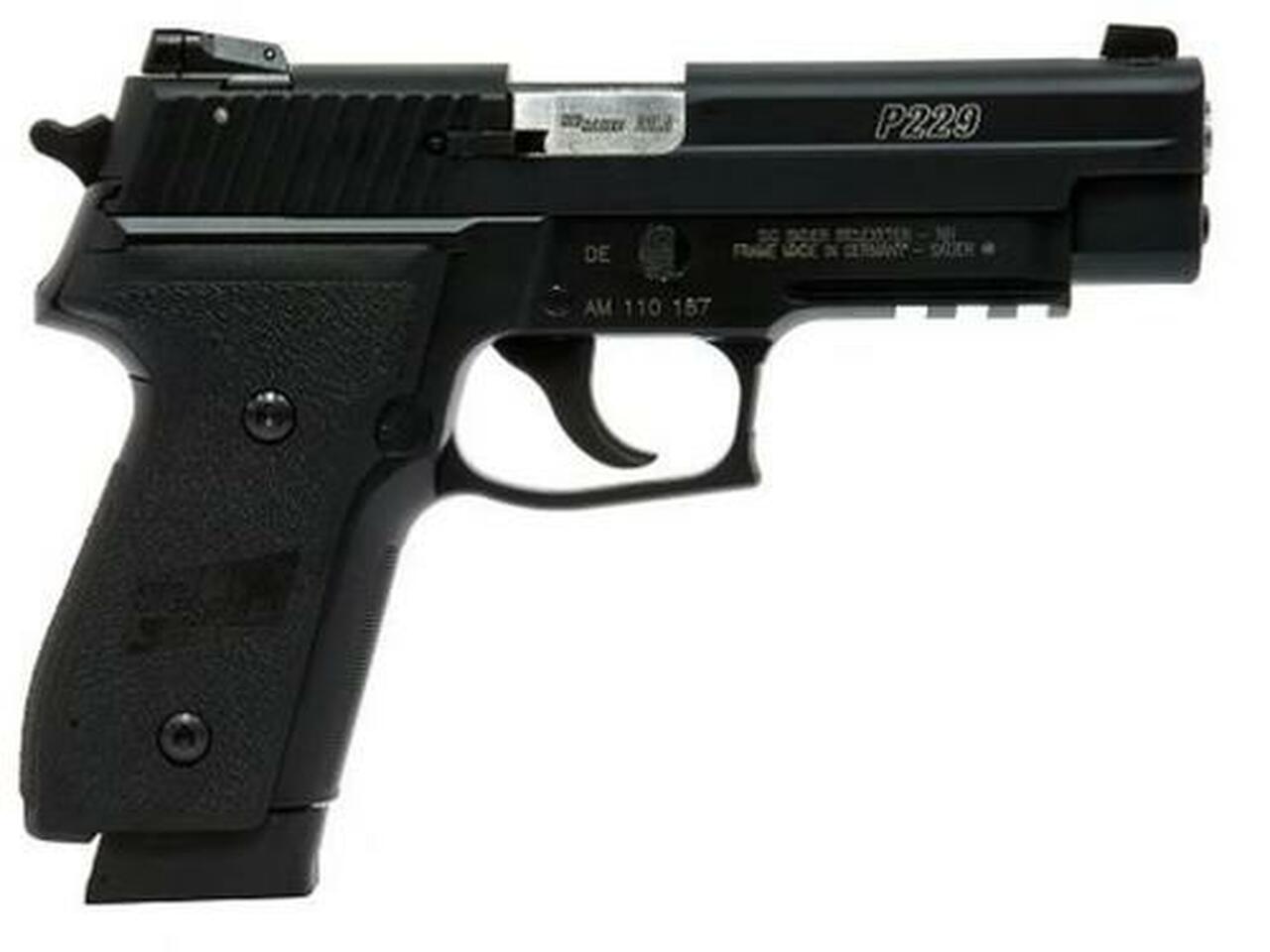 Sig P229, 22LR, Convertible to 9mm, SA/DA, 4.55″, 10rd, Black
